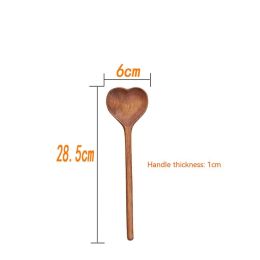 Acacia Mangium Heart-shaped Spoon