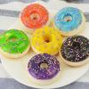 6 Pcs Realistic Artificial Cake Fake Doughnut Dessert Food for Display Replica Decoration Photography Props