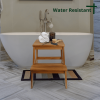 Acacia Wood Two Steps Stool Small Size Rectangle Top Best Ideas For Kitchen Living Room End Tables For Sofas Sub-stool for Living Room Bedside Strong