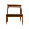 Acacia Wood Two Steps Stool Small Size Rectangle Top Best Ideas For Kitchen Living Room End Tables For Sofas Sub-stool for Living Room Bedside Strong