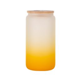 Gradient Color Sublimation Glass (Option: Yellow Gradient-16oz)