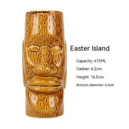 Hawaii Personality Ceramic Cup (Option: Easter Island-Others)