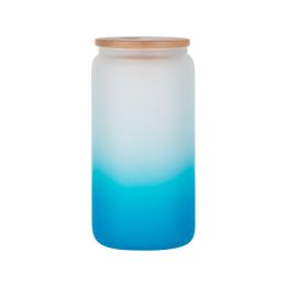 Gradient Color Sublimation Glass (Option: Light Blue Gradient-16oz)