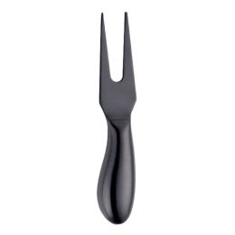 Simple Stainless Steel Cheese Knife Set (Option: Cheese Fork-Black)