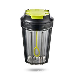 Fully Automatic Mixing Cup Electric Stirring Cup (Option: Black And Fluorescent Green-350ML)