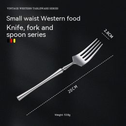 Retro Design Small Waist Knife, Fork And Spoon (Option: Dinner Fork)