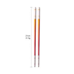 304 Stainless Steel Chopsticks Household Alloy Restaurant Color Laser Square-headed (Option: Short Fantasy 3)