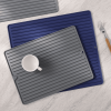 Silicone Square Dish Drying Mat Drain Pad Water Filter Table Placemat Kitchen Heat Resistant Protection Durable Kitchenware