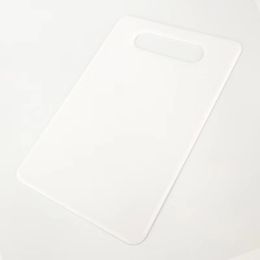 Fruit And Vegetable Plastic Cutting Board Barbecue Picnic Travel Disposable (Option: White Slash Pockets-Square)